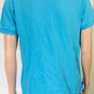 Lacoste Mens Polo Short Sleeve Logo Cotton Blue Shirt Sz Medium