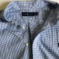 Ralph Lauren Men's Long Sleeves Button-Up Blue & White Check Shirt Sz 2XL