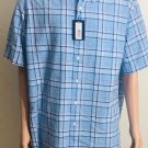Cremieux Classic Mens 2XL Short Sleeve Plaid Button Up Oxford Shirt