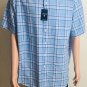Cremieux Classic Mens 2XL Short Sleeve Plaid Button Up Oxford Shirt