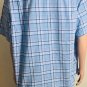 Cremieux Classic Mens 2XL Short Sleeve Plaid Button Up Oxford Shirt