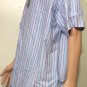 Daniel Cremieux Mens Button Down Short Sleeve Oxford Stripe Classic Shirt Sz 2XL