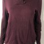 Lauren Ralph Lauren Womens Shawl Collar Pullover Sweater Maroon  Sz M