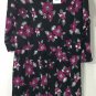 Lauren Ralph Lauren Women's Floral Print Drawstring Waist Multicolor Dress Sz L
