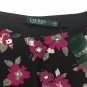 Lauren Ralph Lauren Women's Floral Print Drawstring Waist Multicolor Dress Sz L