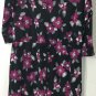 Lauren Ralph Lauren Women's Floral Print Drawstring Waist Multicolor Dress Sz L
