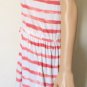 POLO RALPH LAUREN Girls White & Pink Tie & dye S/S Jersey Tee Dress Sz (L) 12-14