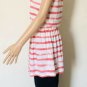 POLO RALPH LAUREN Girls White & Pink Tie & dye S/S Jersey Tee Dress Sz (L) 12-14
