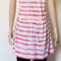POLO RALPH LAUREN Girls White & Pink Tie & dye S/S Jersey Tee Dress Sz (L) 12-14