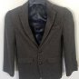 Izod Boys' Regular Dark  Brown Suit Blazer Jacket Sz 8