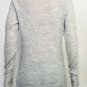 J crew womens long sleeves Acrylic Blend Button Front Cardigan Gray Sweatshirt