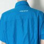 Under Armour Heat Gear 1/2 Button Pullover Shirt XL Blue S/S Cotton Blend Vtg