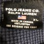 Ralph Lauren Polo Jeans Co. Waffle-knit Navy Sweater Men Sz XL Vintage