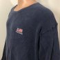Ralph Lauren Polo Jeans Co. Waffle-knit Navy Sweater Men Sz XL Vintage