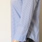 Lauren Ralph Lauren Womens Button Up 3/4 Sleeve Blue White Check Shirt Sz P/S