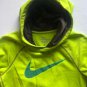 Nike Womens Hoodie size S THERMA-FIT Athletic Pullover Knitted Swoosh Neon