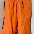 Nike Mens Swim Trunks Size L Orange/Black