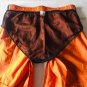 Nike Mens Swim Trunks Size L Orange/Black