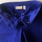Chico's Womens Bermuda Shorts Size 0 Petite Chinos Cotton Blend Blue