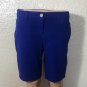Chico's Womens Bermuda Shorts Size 0 Petite Chinos Cotton Blend Blue
