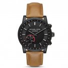 MICHAEL KORS Scout Black-Tone Leather Hybrid Smartwatch MKT4024 MICHAEL KORS Scout Black-Tone Leather Hybrid Smartwatch MKT4024
