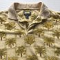 TOMMY BAHAM An Original Mens Polo Short Sleeve Shirt Palm Trees Pattern Size M
