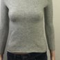Old Navy Womens Gray 100% Cashmere Crew-neck Sweater Slim Small