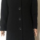 Preston & York Womens 100% Wool Black Pea Coat Sz 8 Preston & York Womens 100% Wool Black Pea Coat Sz 8