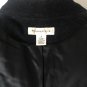 Preston & York Womens 100% Wool Black Pea Coat Sz 8