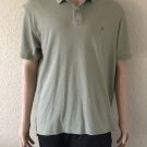 Ralph Lauren Short Sleeve Olive Polo Mens Size Large Cotton shirt