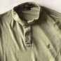 Ralph Lauren Short Sleeve Olive Polo Mens Size Large Cotton shirt