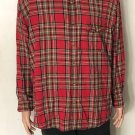 Orvis Mens Red Flannel Button Up Shirt Leather Trim Elbow Patch Sz XL Orvis Mens Red Flannel Button Up Shirt Leather Trim Elbow Patch Sz XL