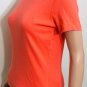 Ralph Lauren Sport Womens Crew Neck Short Sleeve Orange Pony Logo T-Shirt Sz L