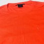 Ralph Lauren Sport Womens Crew Neck Short Sleeve Orange Pony Logo T-Shirt Sz L