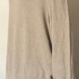 J. Crew Mens 100% Cotton 1/4 Zip Pullover Sweater Light Brown/Ivory Sz XL