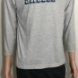 Rare Nike Sweatshirt/Mesh Reversible Gray/Dark Gray Men's Long Sleeve Shirt Sz S