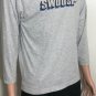 Rare Nike Sweatshirt/Mesh Reversible Gray/Dark Gray Men's Long Sleeve Shirt Sz S