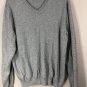 Brooks Brothers Menâs Gray/Yellow V Neck Sweater Pullover 100% Supima Cotton XL