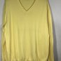 Brooks Brothers Menâs Gray/Yellow V Neck Sweater Pullover 100% Supima Cotton XL