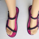 The North Face Outdoor Strap Hiking Sandals Sz 8 Pink & Dark Purple