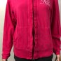 Nike Womens Full Zip Hoodie Pink Jacket Sweater Sz M