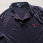 Ralph Lauren Mens Custon Fit Polo Blue Short Sleeve Shirt size Small