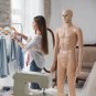 Full Body Mannequin Make-up Manikin /w Stand Full Body Male USA SHIP