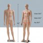 Full Body Mannequin Make-up Manikin /w Stand Full Body Male USA SHIP