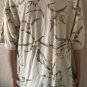 Tommy Bahama Men's Macau Short Sleeve Yellow Floral Polo Shirt Vintage size L