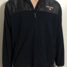 Ecko Unltd Fleece Jacket Mens Sz Large Black Full Zip