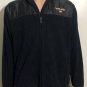 Ecko Unltd Fleece Jacket Mens Sz Large Black Full Zip