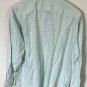 Tommy Bahama Men's Green Striped Button Up Dress Shirt Size 17 34-35