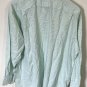 Tommy Bahama Men's Green Striped Button Up Dress Shirt Size 17 34-35