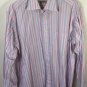 Burberry London Men's Multicolored Striped L/S Dress Shirt Size 15.5 R